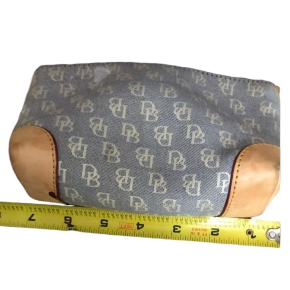 Dooney & Bourke blue Denim zip top make up bag - Picture 14 of 14